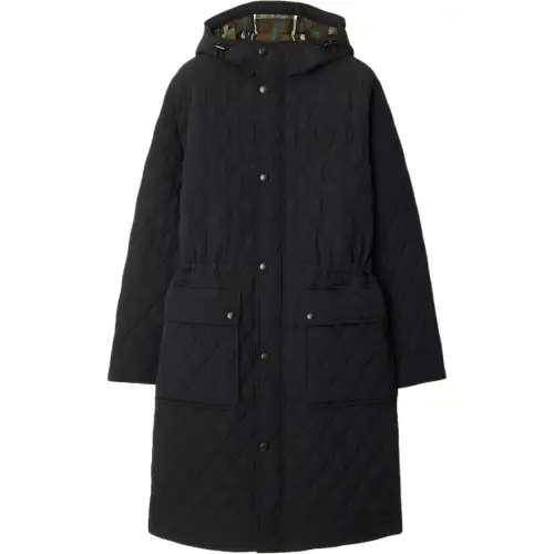 Burberry Quilted Parka Coat