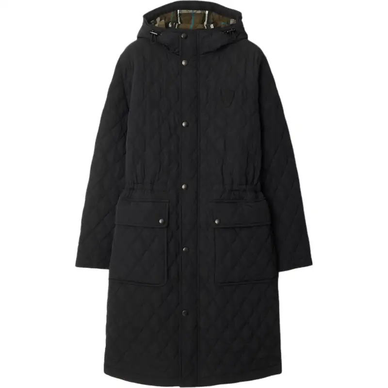Burberry Quilted Parka Coat