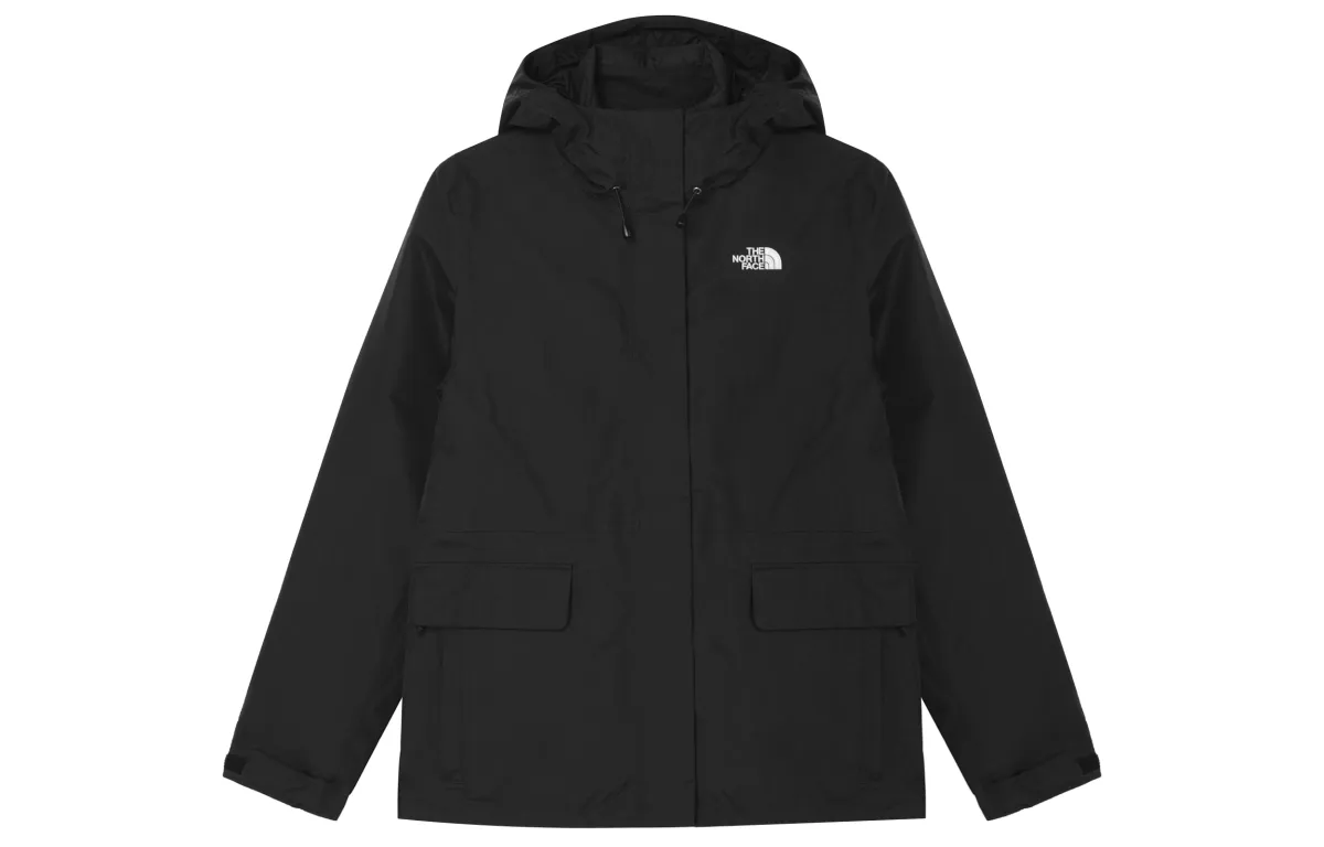 THE NORTH FACE Urban Exploration FW24 Waterproof And Windproof To Keep Warm Windbreaker Jacket Women's Cosmic Black
