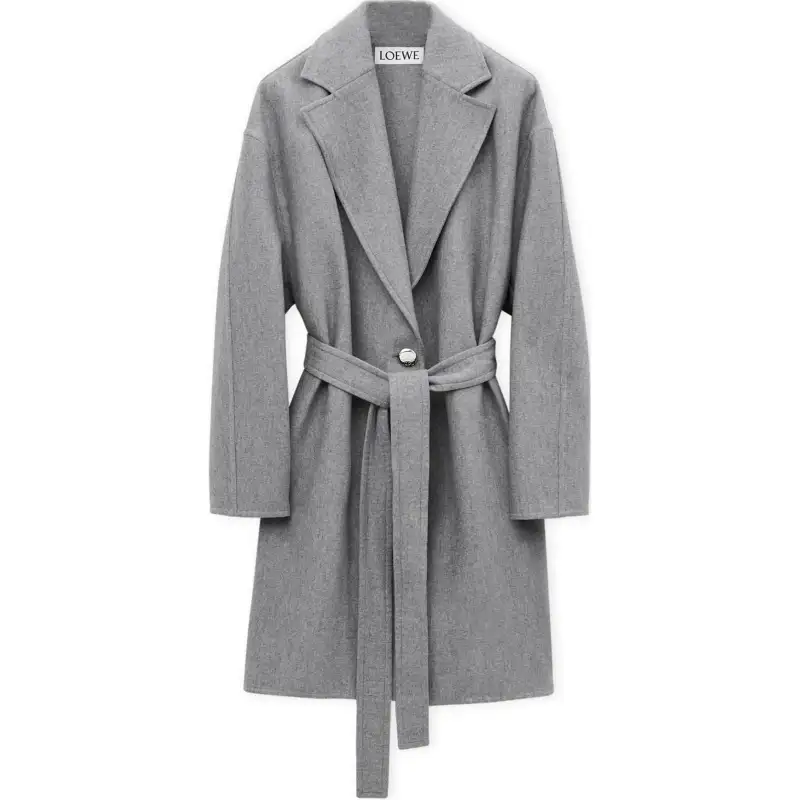LOEWE SS25 Women's Pre Selection Collection Coat Women's Gray