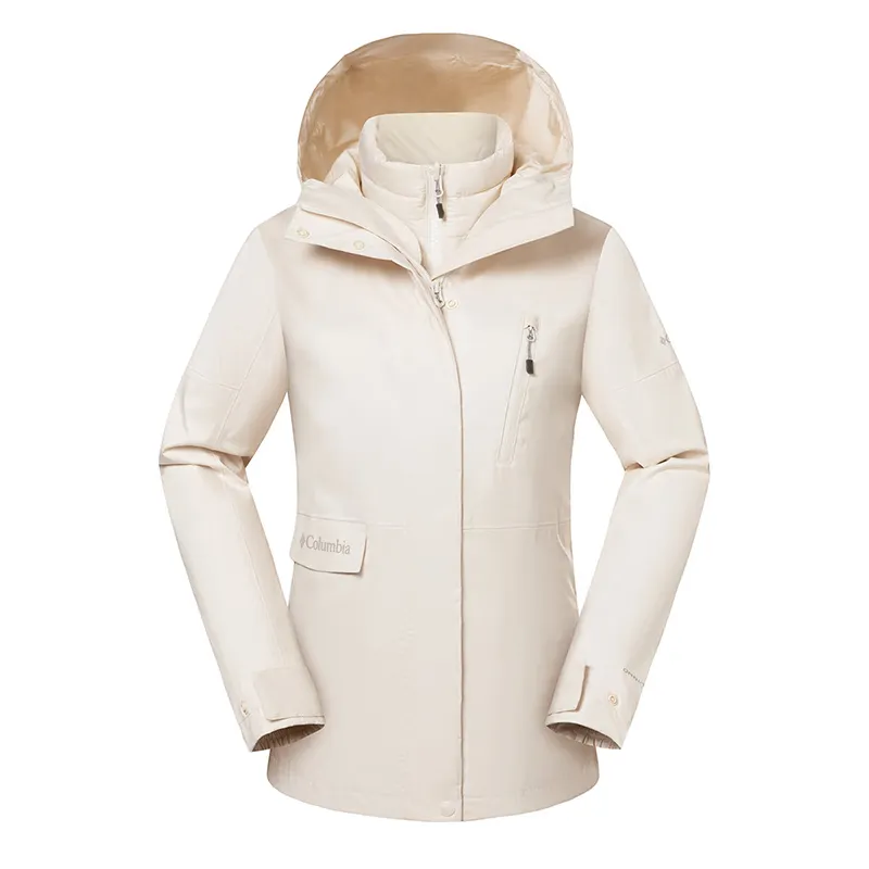 Columbia Windbreaker Jacket Women's Ecru
