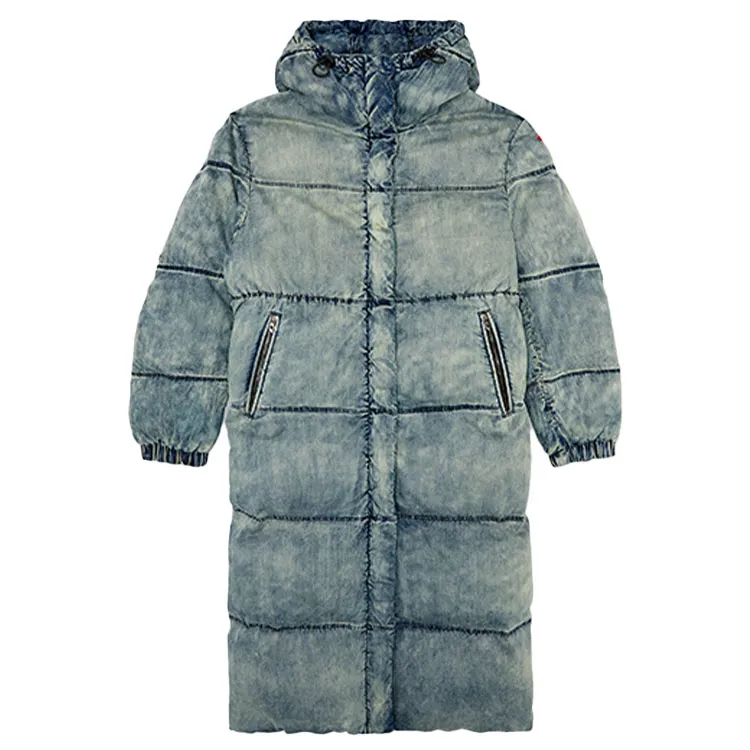 DIESEL W-Aves Hooded Puffer Coat