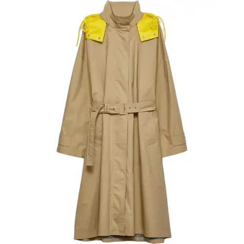 PRADA Trench Coat Women's Khaki