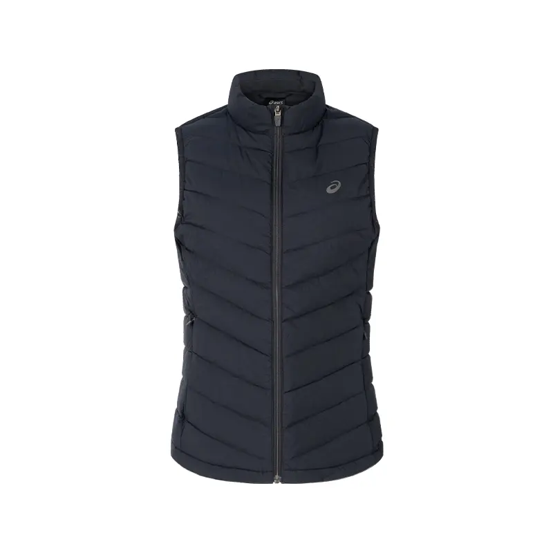 ASICS Down Vests Women's Black Stand Collar Moderate Other