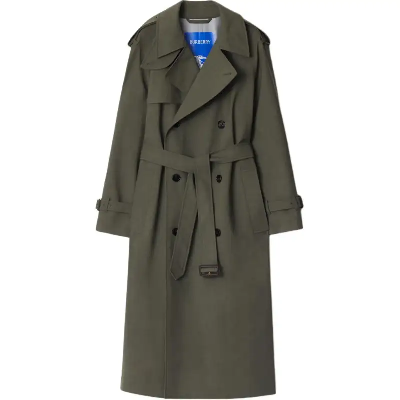 Burberry Long Wool Trench Coat