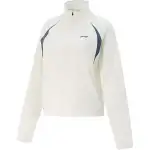 Li Ning Running Collection Trench Coat Women's Ivory/Deep Navy Blue