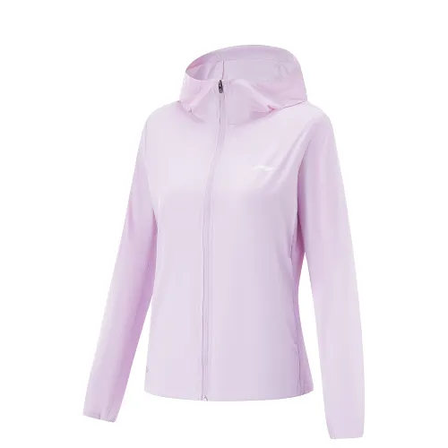 Li Ning Running Collection Sun Protection Clothing Women's Condensed Purple