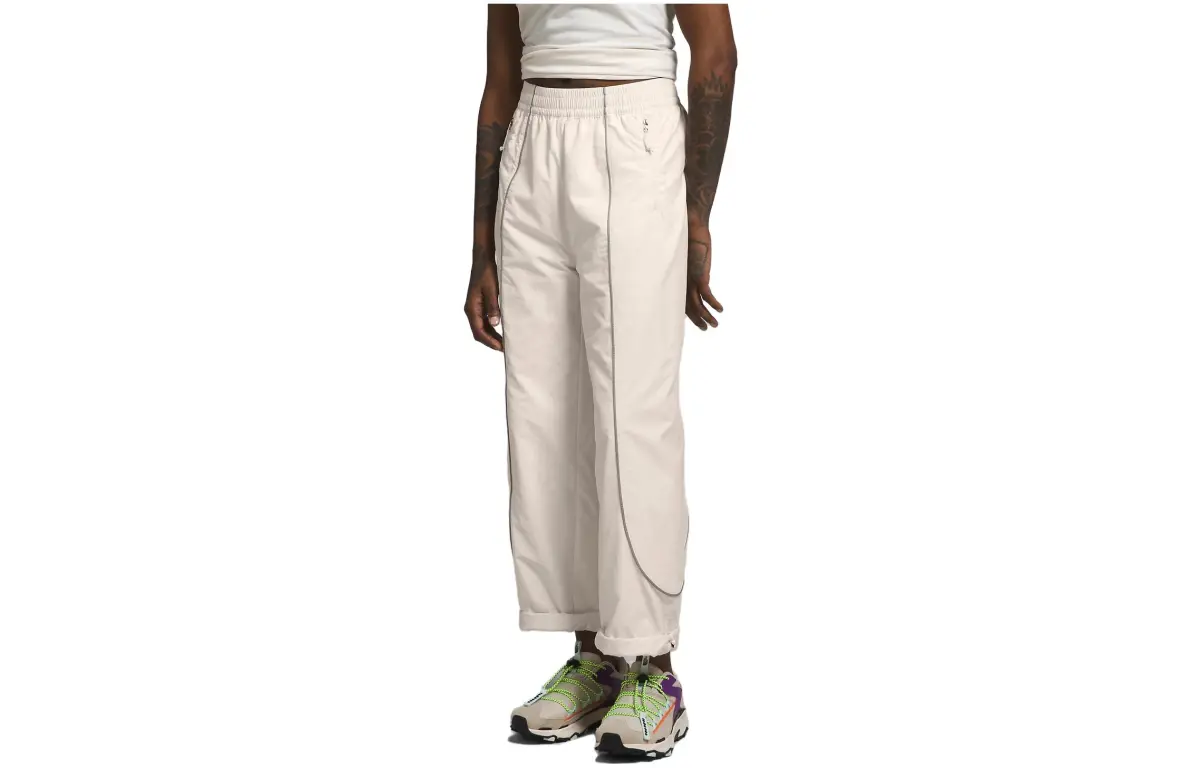 THE NORTH FACE Casual Pants Women's Gardenia White Moderate Straight Fit Pants
