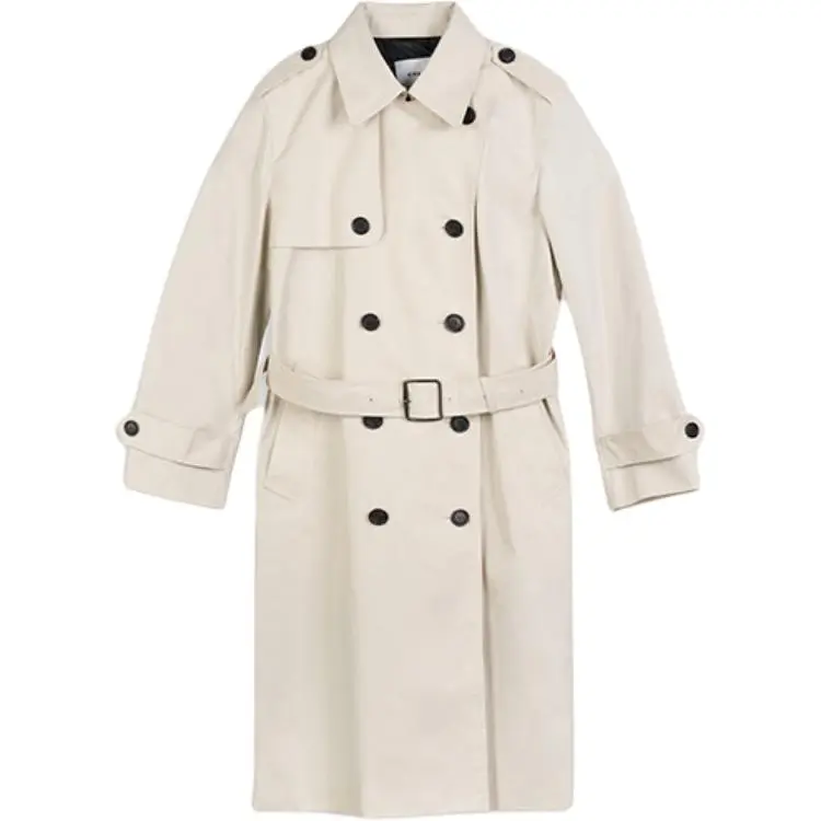 COACH SS25 Trench Coat Women's Light Umber