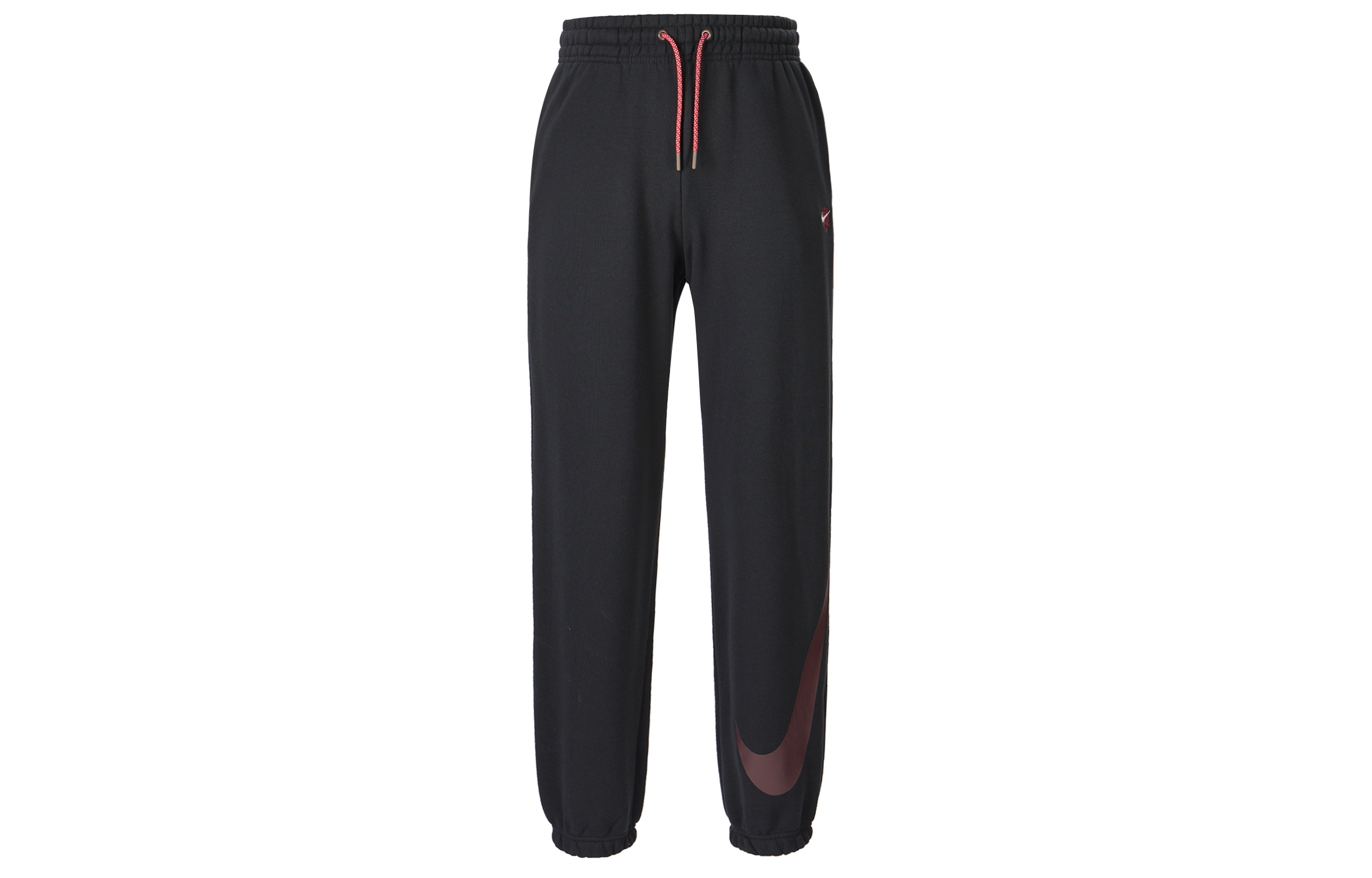 Nike Sportswear FW25 AS W NSW HR OS PANT Comfortable and soft lace-up casual pants for women, black