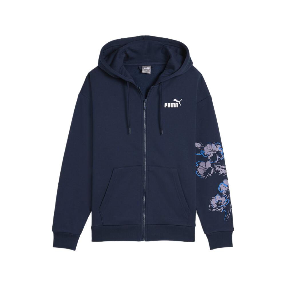 PUMA ESSENTIALS+FLORAL VIBES Sweatshirt Women's Blue 14