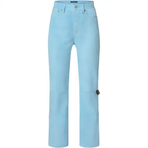 Lv Suede Workwear Pants