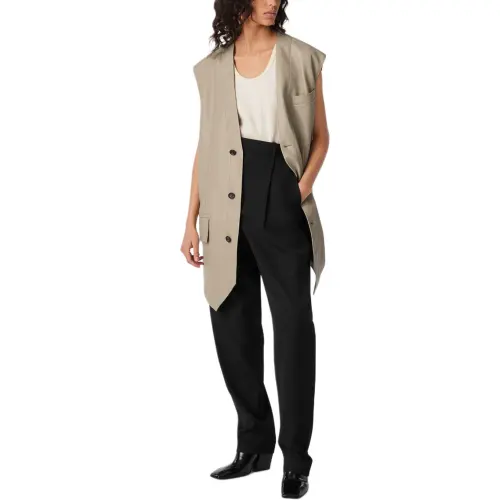 Bottega Veneta SS25 Vest Women's Khaki