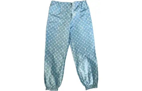 LOUIS VUITTON Casual Pants Women's Blue