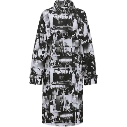 DIOR Trench Coats Women's Black Lapel Moderate Other