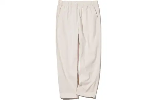 UNIQLO Casual Pants Women's Light Beige Moderate Straight Fit Pants