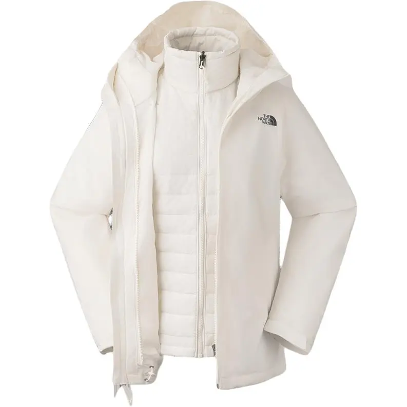 THE NORTH FACE Urban Exploration Waterproof And Windproof To Keep Warm Windbreaker Jacket Women's Dune White