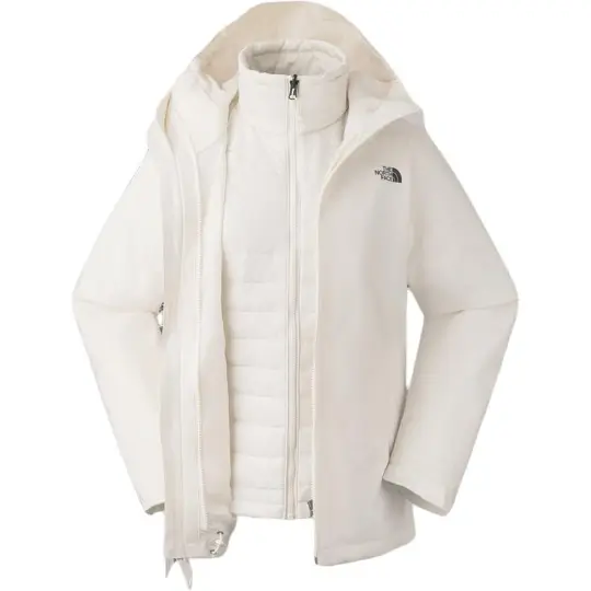 THE NORTH FACE Urban Exploration Waterproof And Windproof To Keep Warm Windbreaker Jacket Women's Dune White
