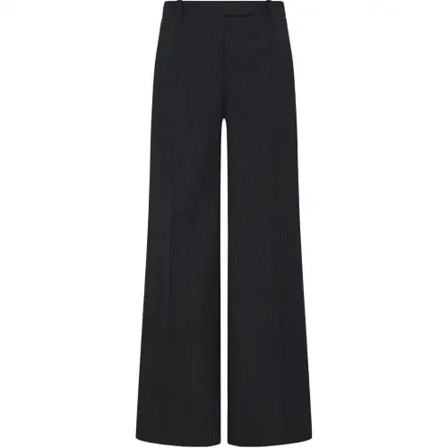 THE ROW High Waist Straight Leg Trousers
