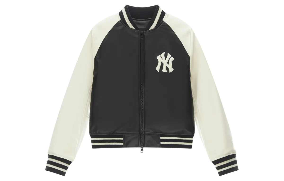 MLB New York Yankees MLB Preppy Style Collection Baseball Jacket Women's Black