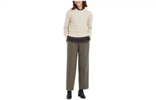UNIQLO Casual Pants Women's Chestnut Moderate Straight Fit Pants