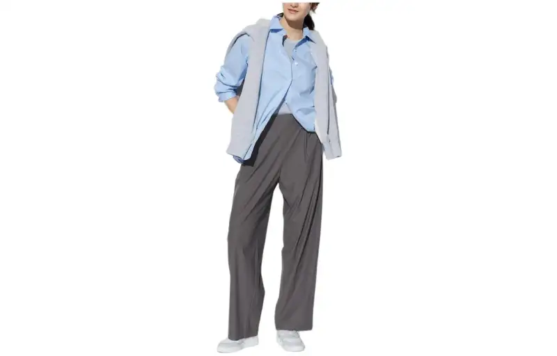 UNIQLO Casual Pants Women's Moderate Straight Fit Pants