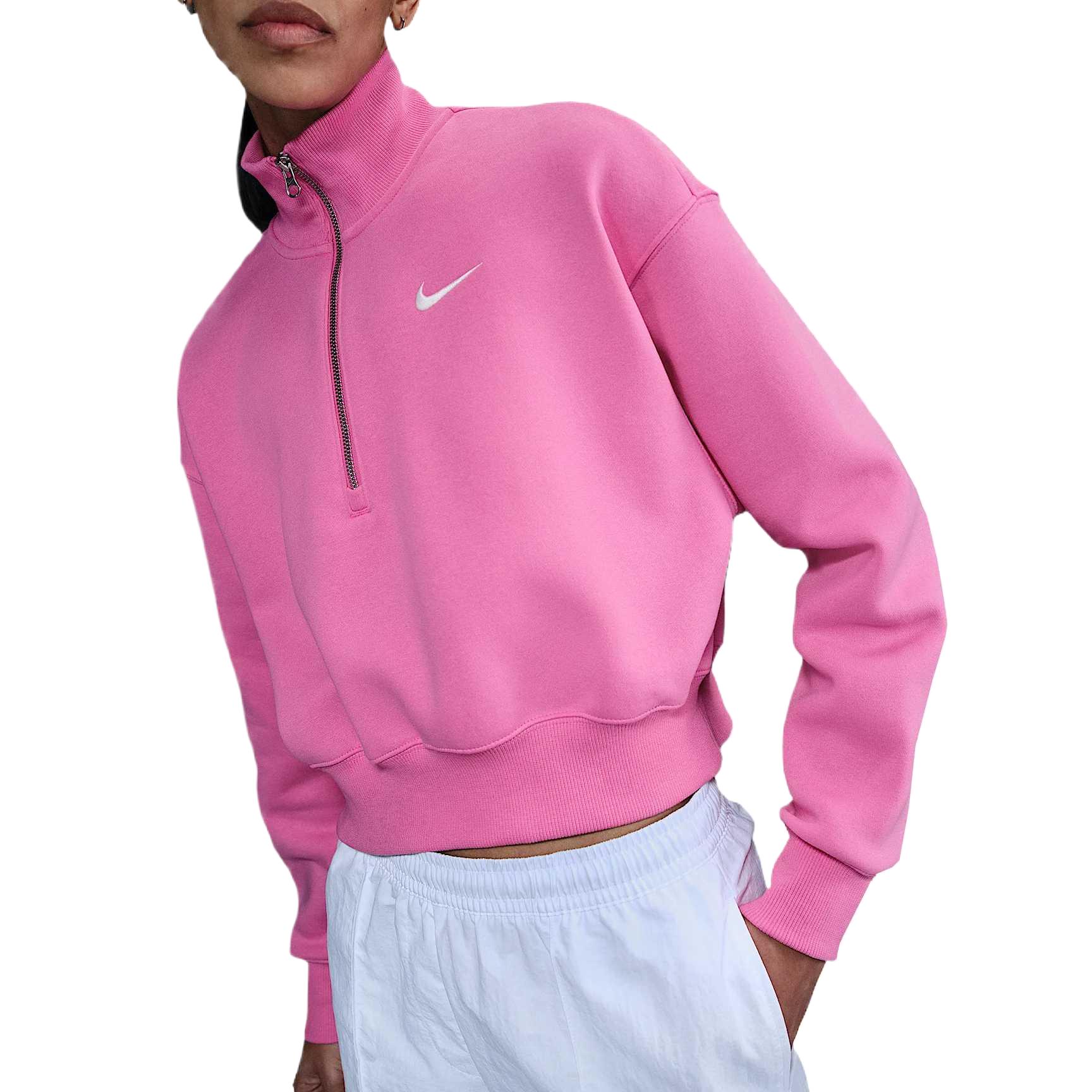 Женское худи Nike Sportswear Phoenix Fleece (розовое)