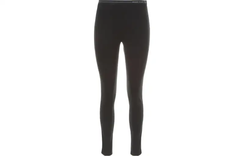 PRADA Casual Pants Women's Black Moderate Slim Fit Pants