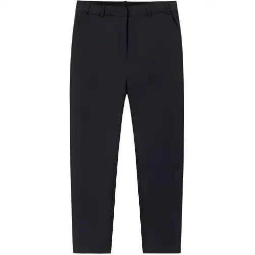 Anta Champion All Weather Collection Woven Fleece Lined Water Repellent Casual Pants Women's Basic Black
