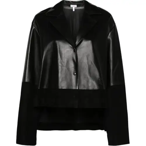 LOEWE Logo Debossed Long-Sleeved Blazer