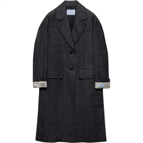 PRADA Single breasted Wool Coat