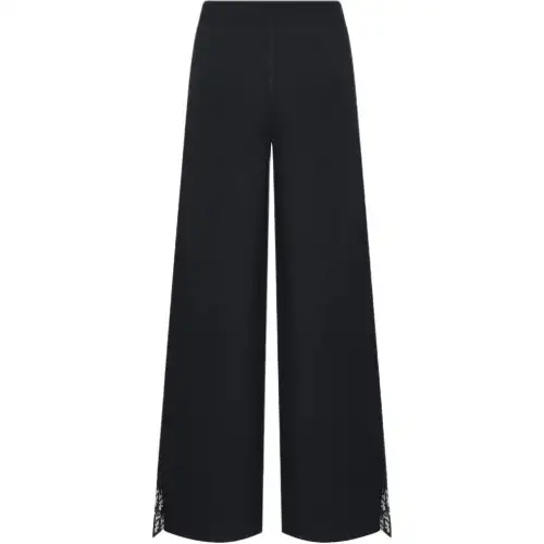 DIOR Casual Pants Women's Blue Moderate Flared Pants