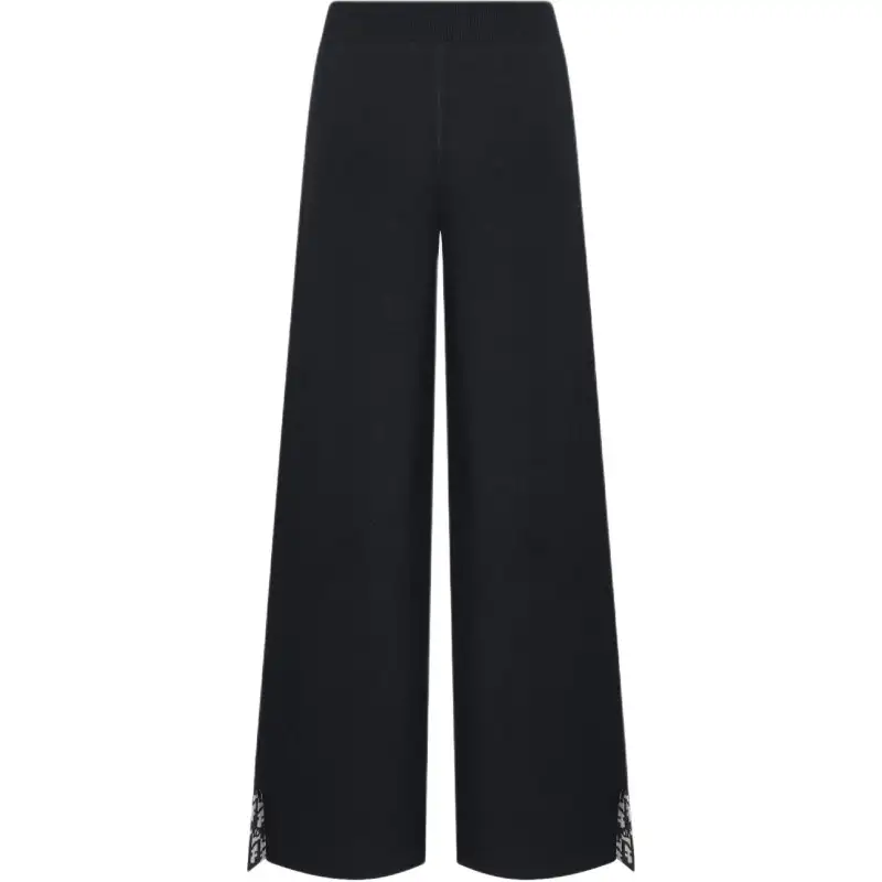 DIOR Casual Pants Women's Blue Moderate Flared Pants