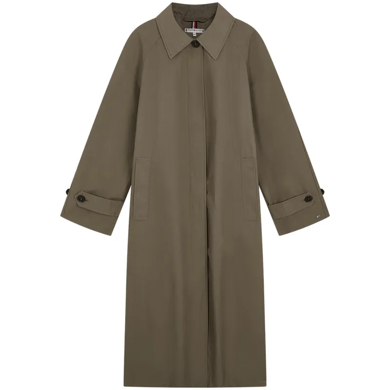 Tommy Hilfiger Trench Coat Women's Dark Coffee
