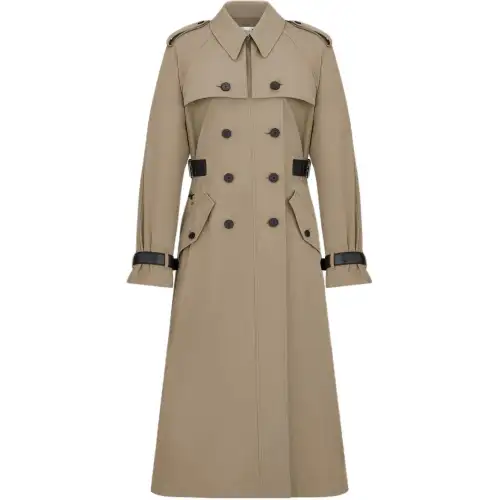 DIOR SS25 Trench Coat Women's Olive