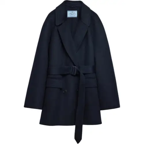 PRADA Coats Women's Marine Blue
