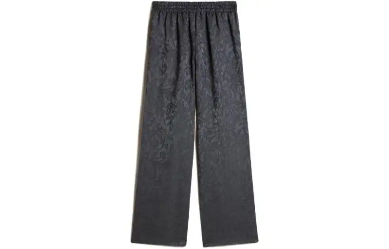 jacquard wide-leg trousers