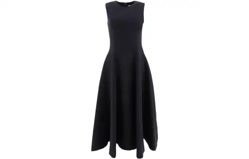 DIOR Quarterly New Products Sleeveless Dresses Women's Black Crew Neck