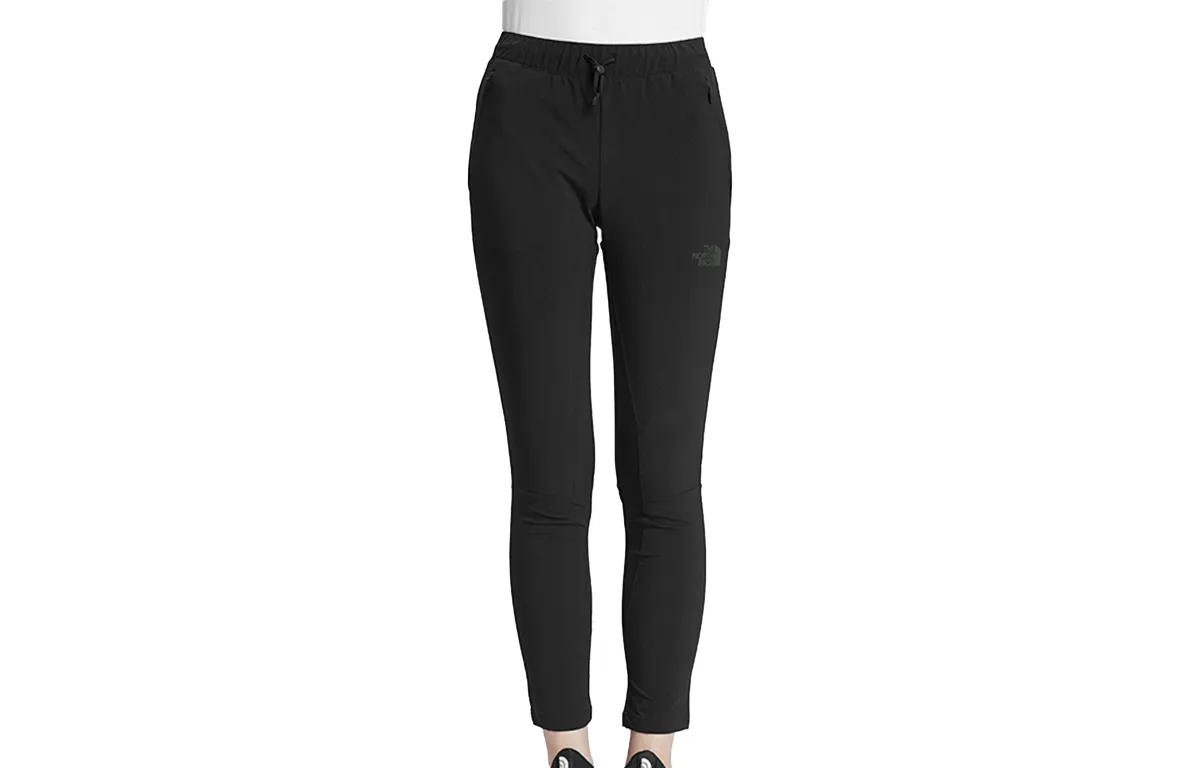 THE NORTH FACE Windbreaker Pants Women's Black Moderate Slim Fit Pants