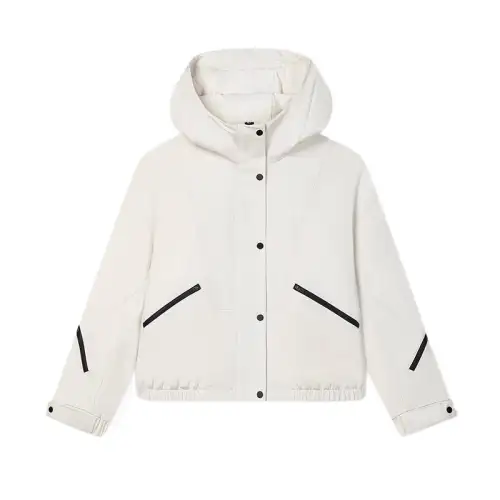 FILA WHITE Puffer Jacket Women's Steam White