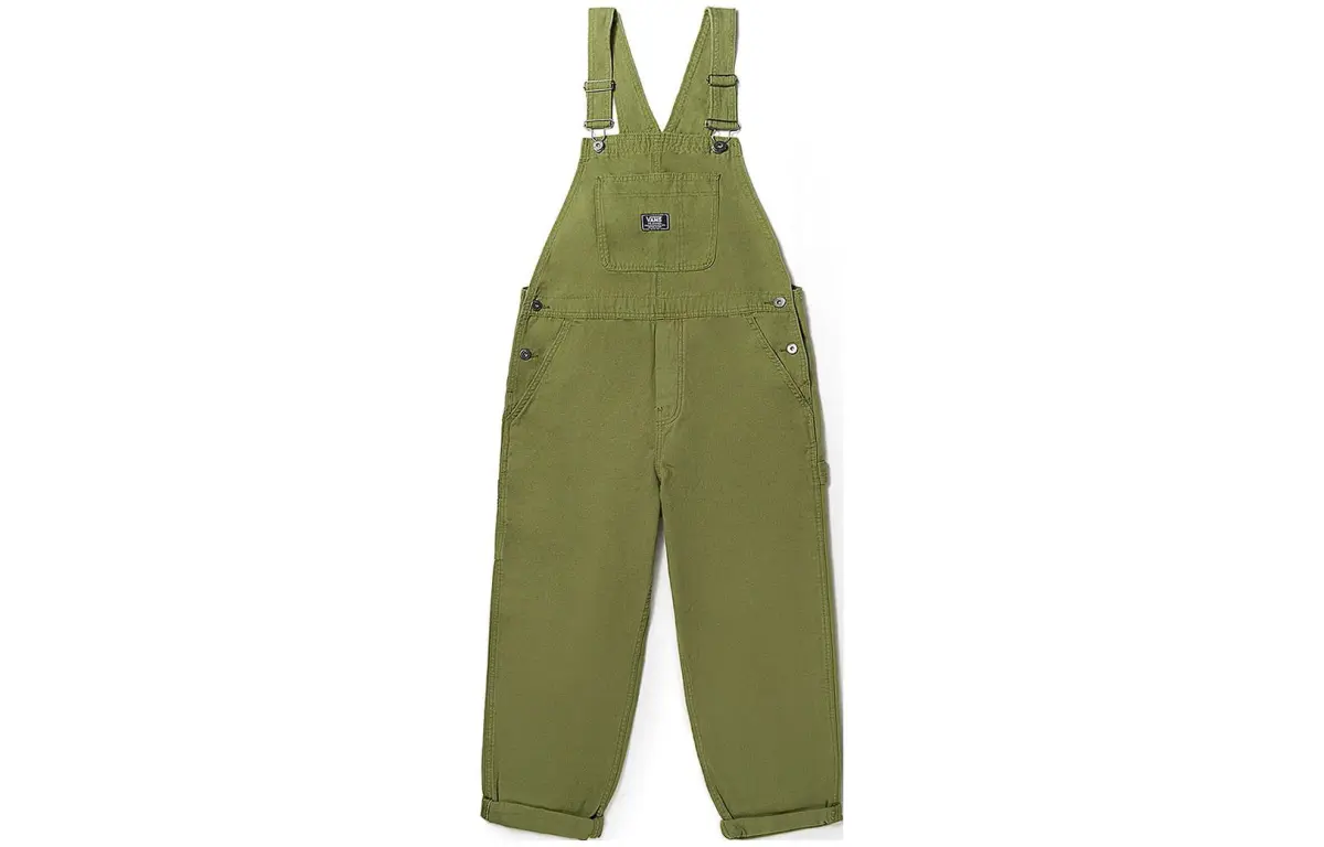 Vans Overalls Women's Green Moderate Cuffed Pants