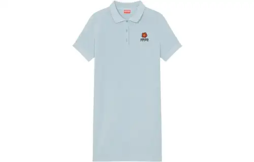 【Previous Season】embroidered-logo jersey dress