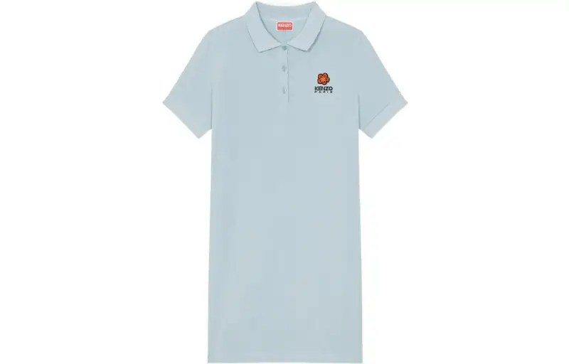 【Previous Season】embroidered-logo jersey dress