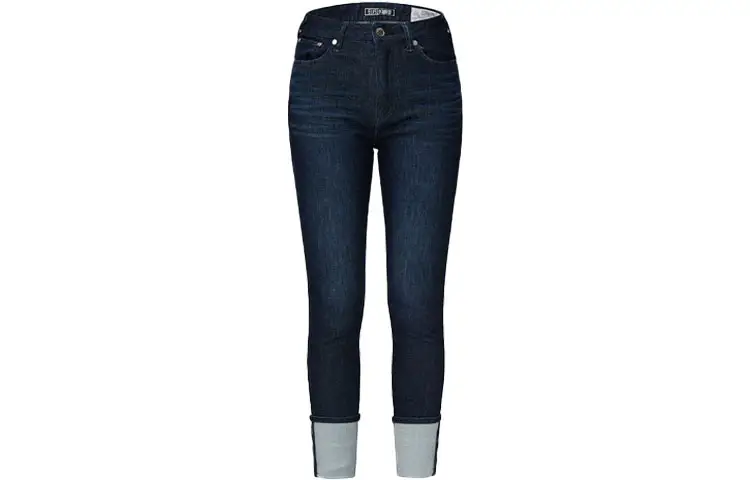 EVISU Jeans Women's Denim Blue Moderate Slim Fit Pants