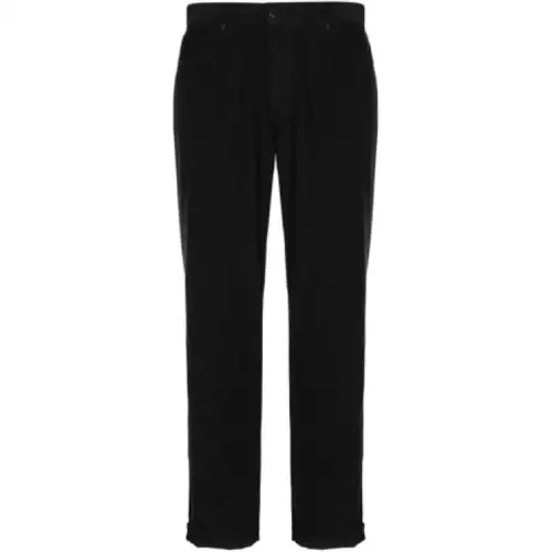 PRADA Casual Pants Men's Black Moderate Straight Fit Pants