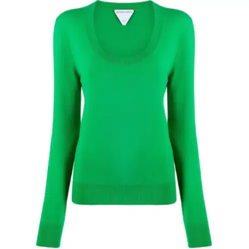 Bottega Veneta FW21 Slim Fit Sweater Women's Green