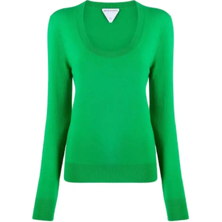 Bottega Veneta FW21 Slim Fit Sweater Women's Green