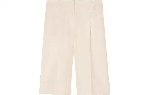 Burberry Casual Shorts Women's Cheese Color Moderate