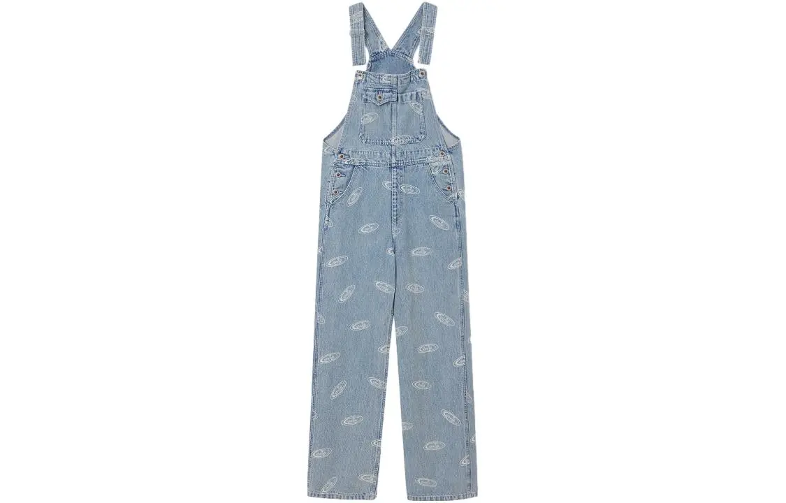 Levi's Overalls Women's Blue Moderate Straight Fit Pants