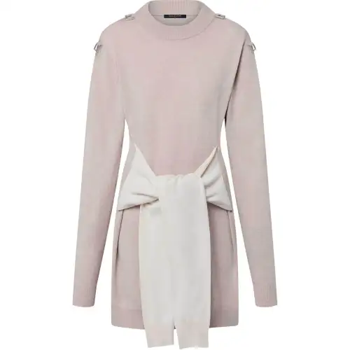 LOUIS VUITTON FW24 Long Sleeved Dress Women's Beige